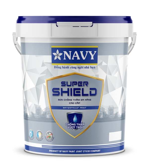 Navy – Super Shield Sơn chống thấm đa năng cao cấp  THÙNG  20Kg