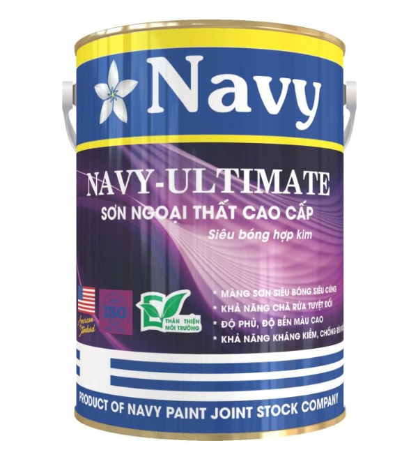 Navy – Ultimate Sơn ngoại thất cao cấp siêu bóng hợp kim  LON  5Kg