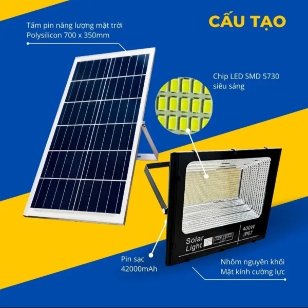 ĐÈN NĂNG LƯỢNG MẶT TRỜI 400W TOPSOLAR