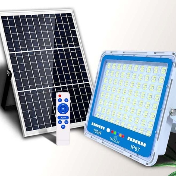 100W] Đèn Pha Chống Chói Năng Lượng Mặt Trời TP Solar TP-G100