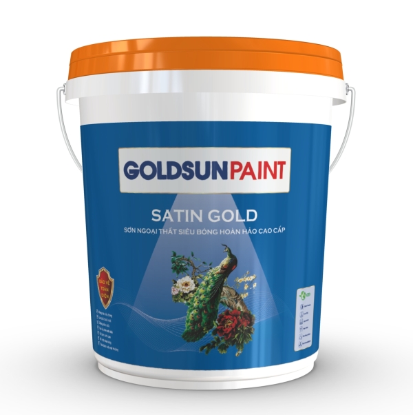 SATIN GOLD - SƠN NGOẠI THẤT SIÊU BÓNG HOÀN HẢO CAO CẤP THÙNG  18.4Kg